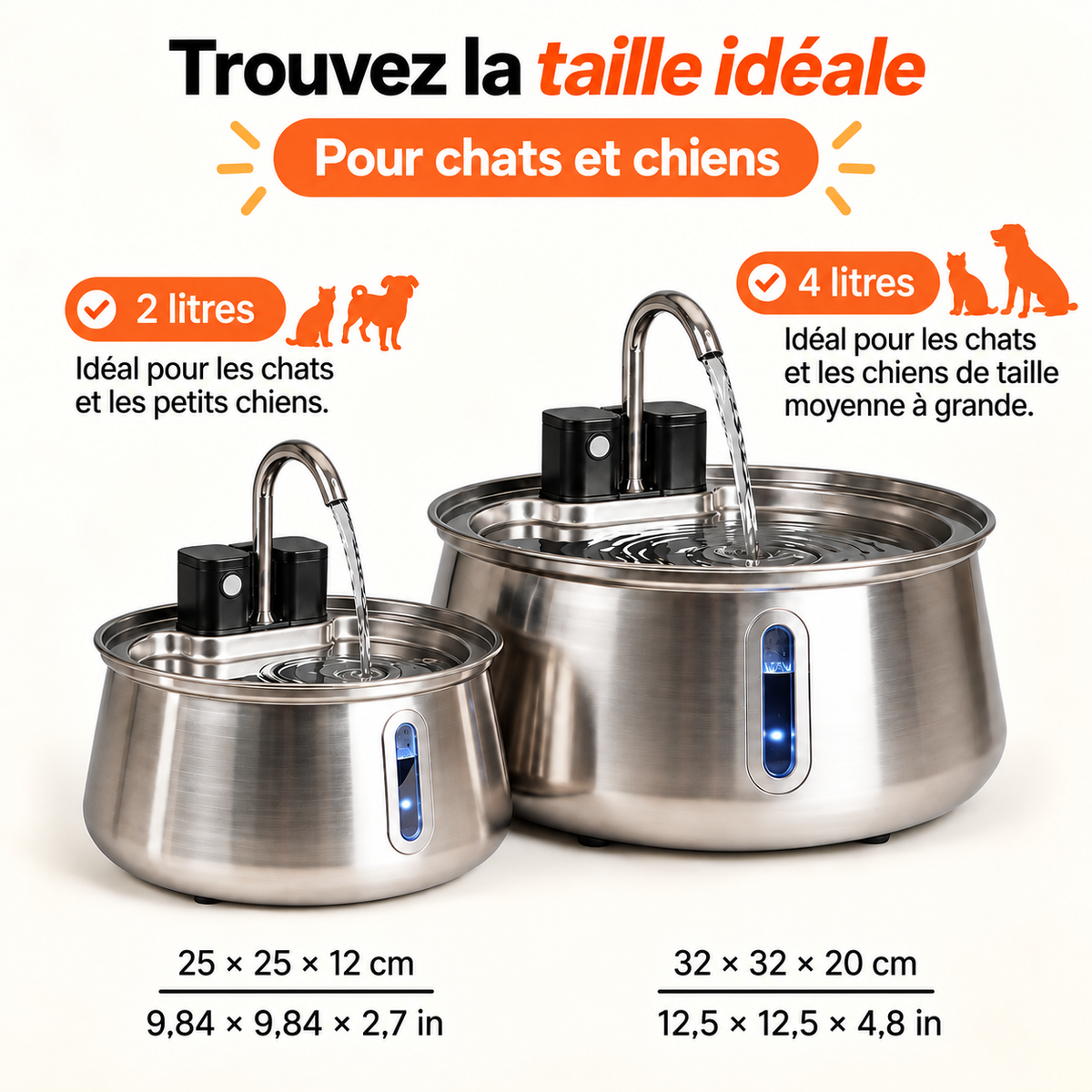 Fontaine sans fil Snoot&co.