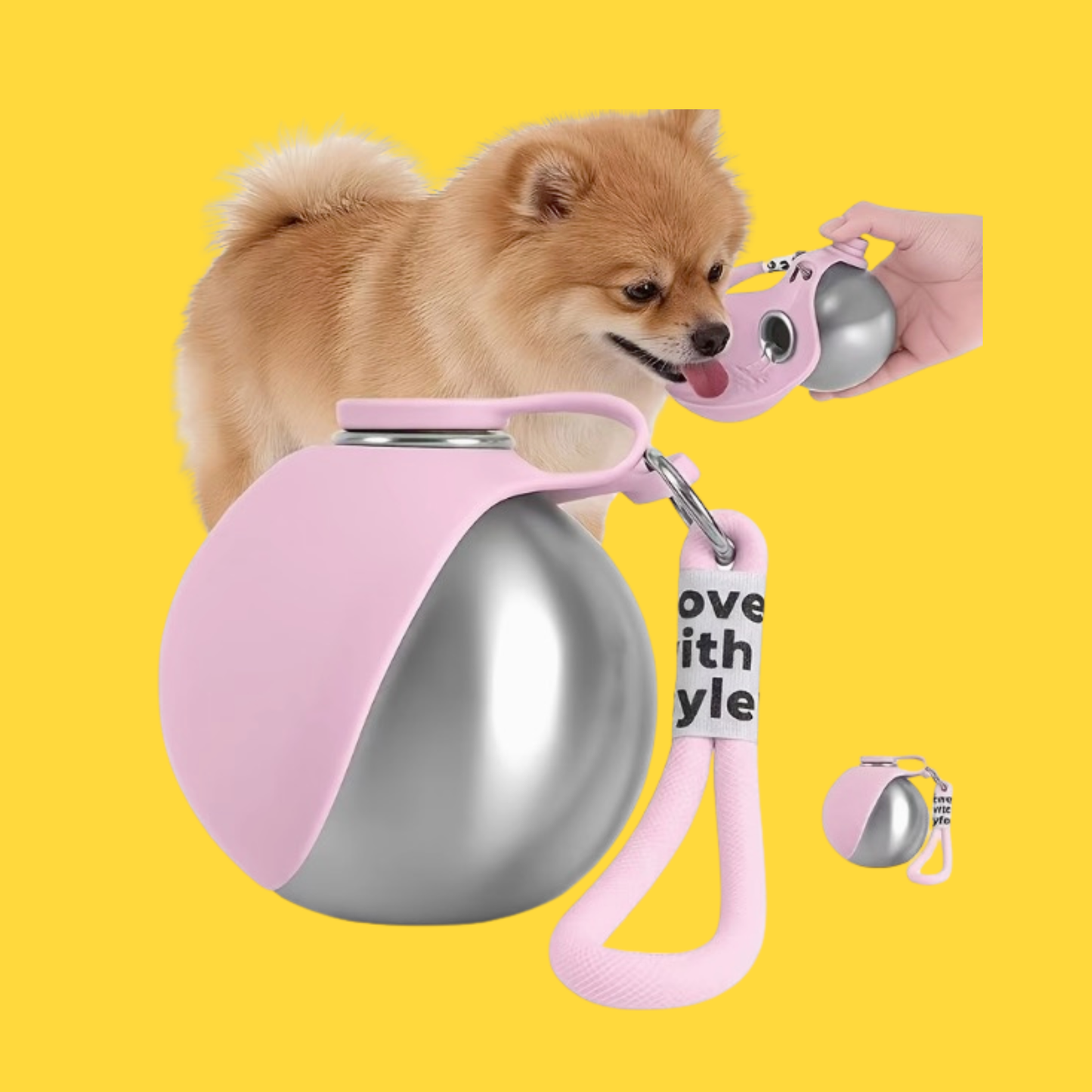 Portable 2-in-1 carry bottle (Cat and Dog)