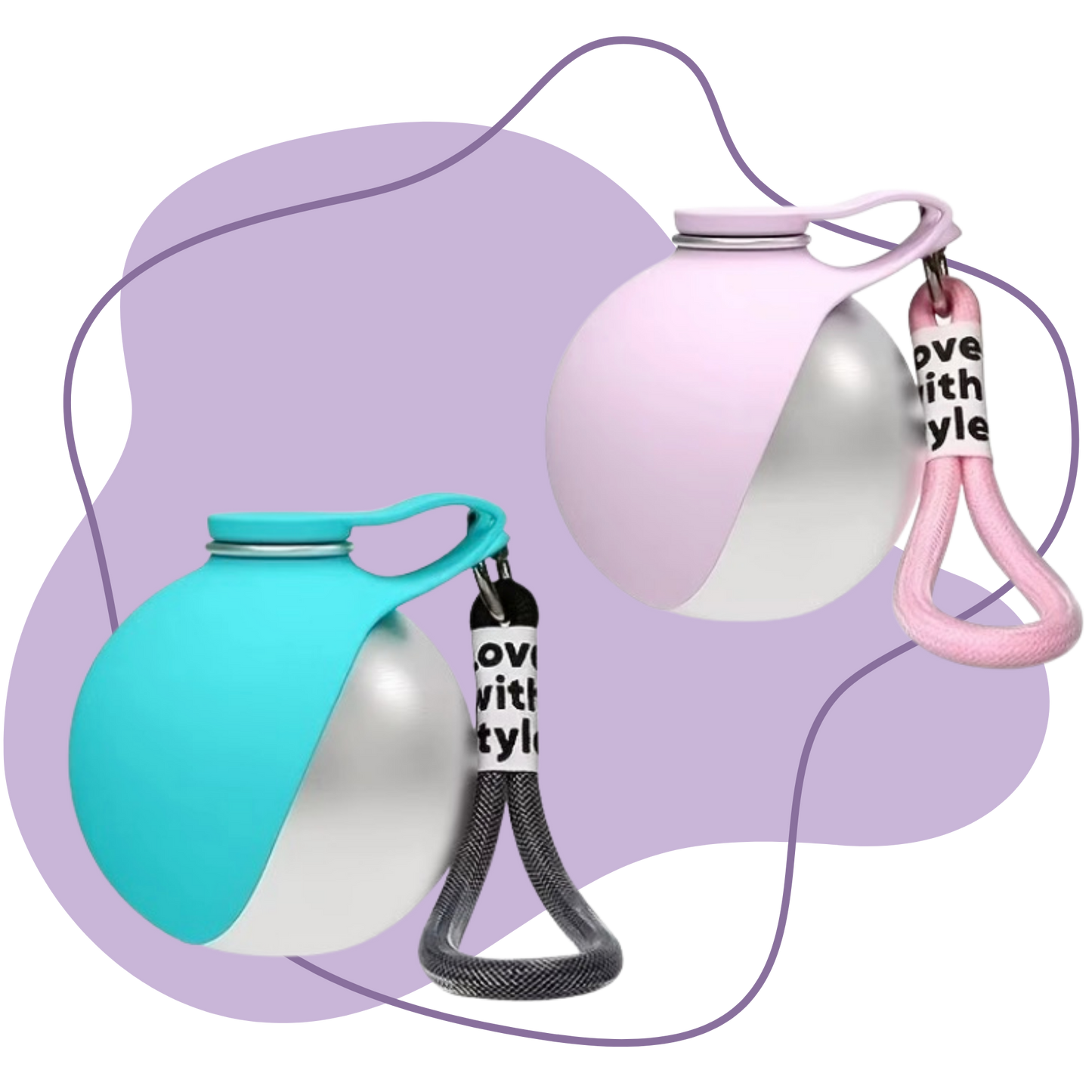 Portable 2-in-1 carry bottle (Cat and Dog)