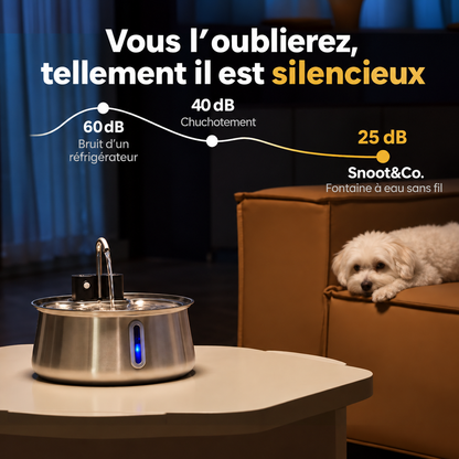 Fontaine sans fil Snoot&co.